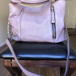 Oryany Leather Taupe Satchel