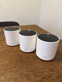TP-Link Deco X55 AX3000 WiFi 6 Mesh System – 3 Pack – Excellent Condition
