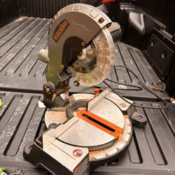  Black+Decker miter saw. 