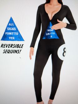 Magic 8 Ball Halloween Costume Catsuit