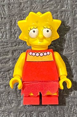 **LEGO The Simpsons Minifigure – Lisa Simpson – Adult Collector Owned**