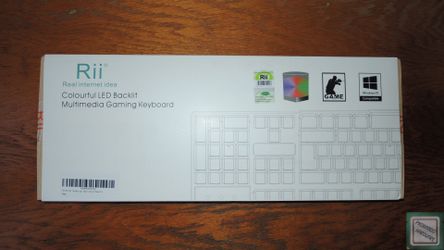 Rii Mixed Color LED Backlit Multimedia Gaming Keyboard