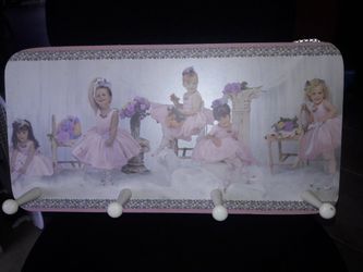 Girls Ballerina Coat/Clothing Hanging Hooks