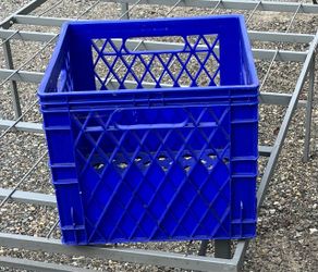 Milk crates storage vintage