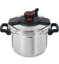 T-Fal Clipso Stainless Steel Pressure Cooker, 6.3 Quart