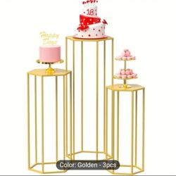 Set Of 3 Hexagonal Cake Racks