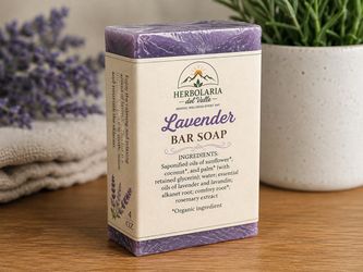 Organic Lavender Bar Soap 4oz Natural
