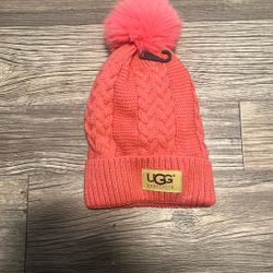 Pink Ugg Beanie