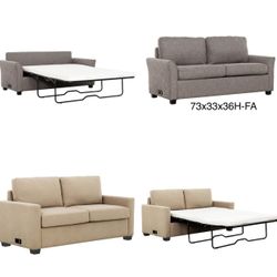 $499 Full Size Sofa Bed Beige or Grey Color