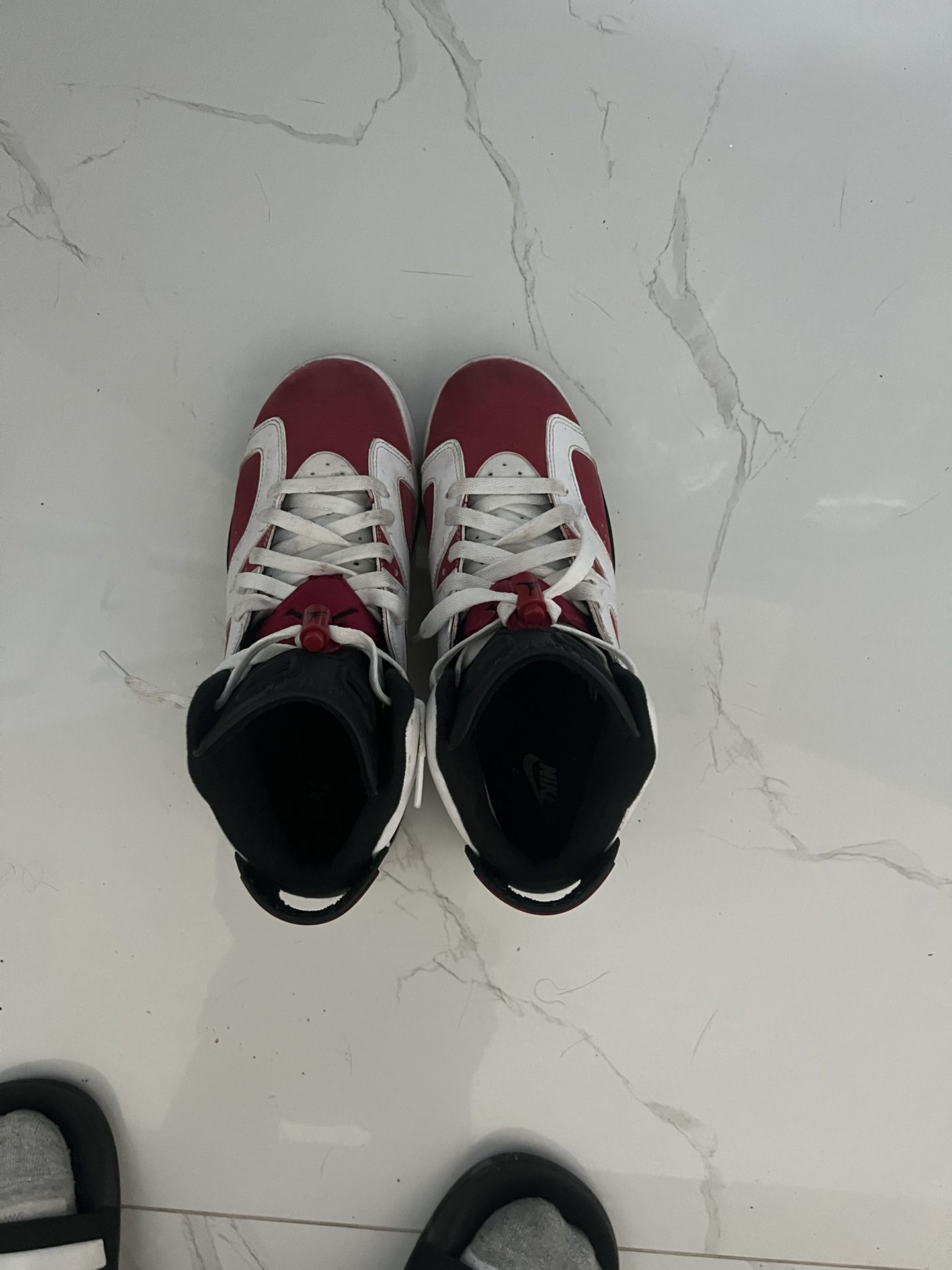  Nike Air Jordan 6 Retro Carmine Red White