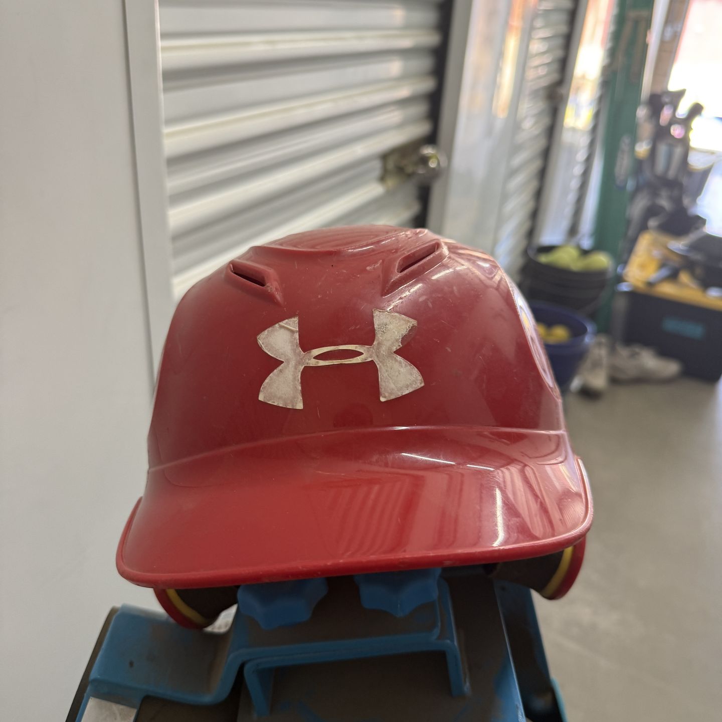 Youth Baseball Batting Helmet – Under Armour (Red) – MUST SELL $5 OBO