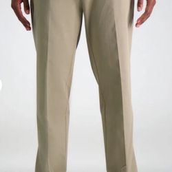 Haggar Big & Tall Iron Free Premium Khaki, NWT.