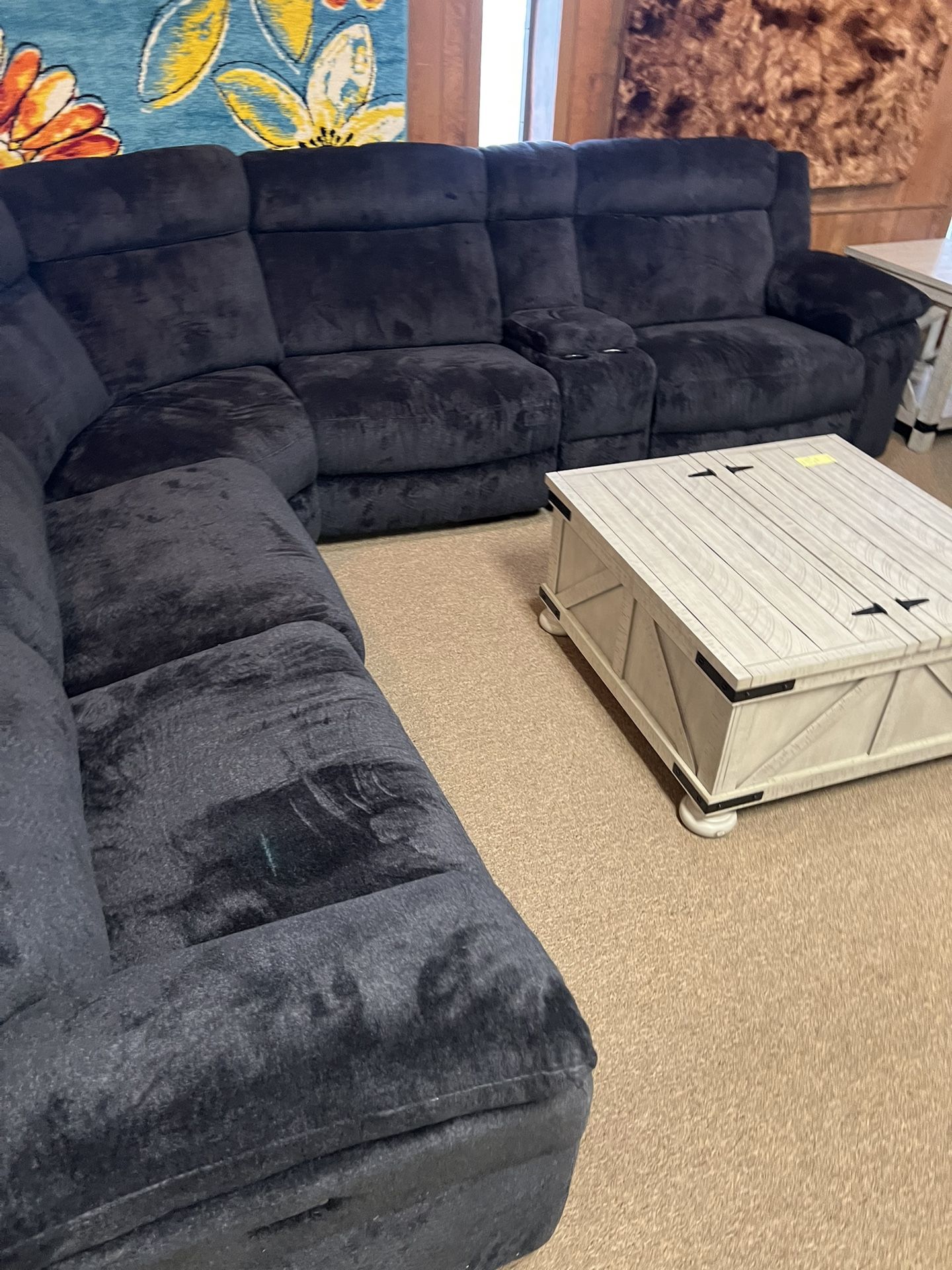 Electric Power Reclining Sectional