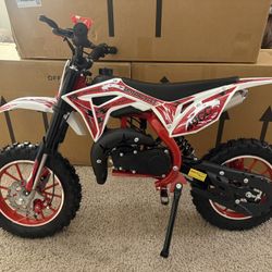 cdar 49cc Kids Dirt Bike, 2-Stroke Gas Power Motocross