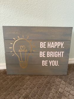 18”x14” Wood Inspirational Sign