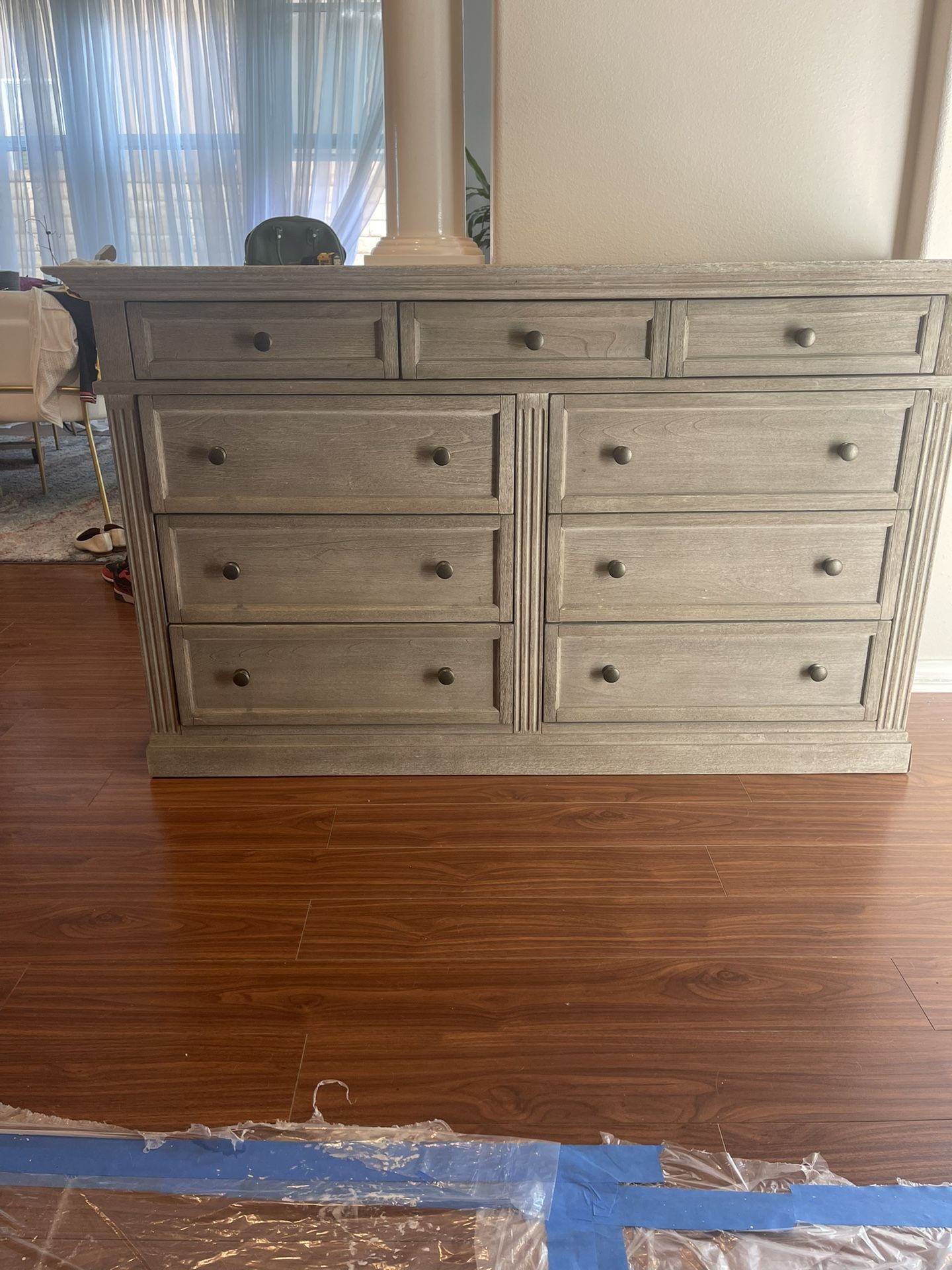 Pottery Barn 9 Drawer Dresser Livingston Grey