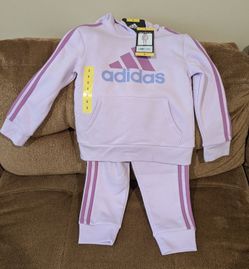 Adidas Kids Size 5 Jogger Set 