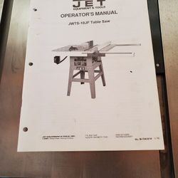 Jet 10" Contractor Table Saw