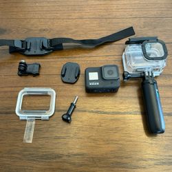 GoPro Hero 8 Camera Sport Black - Plus Underwater Case, Battery, and Accesories