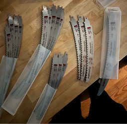 Lot of 21 reciprocating saw/Sawzall blades