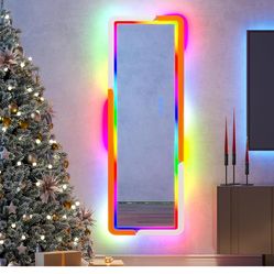 Freestanding LED Mirror