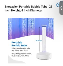 Portable bubble tube
