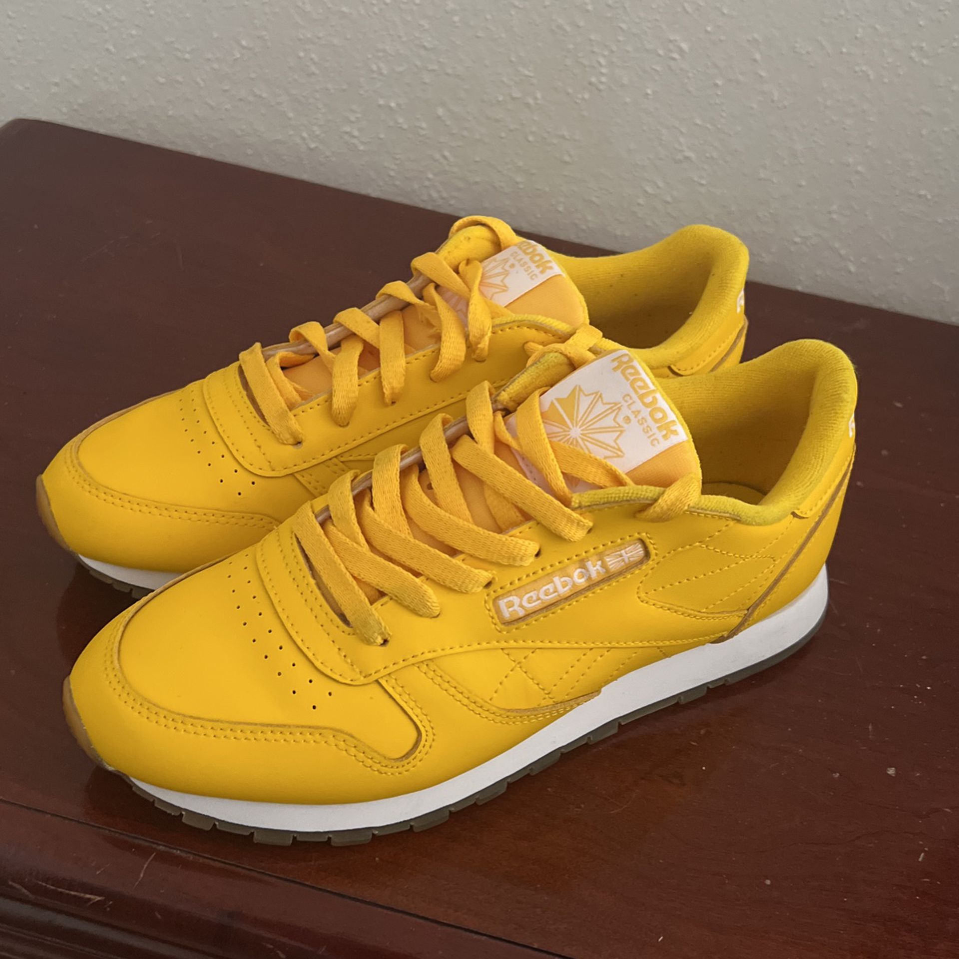 Reebok Yellow Shoes