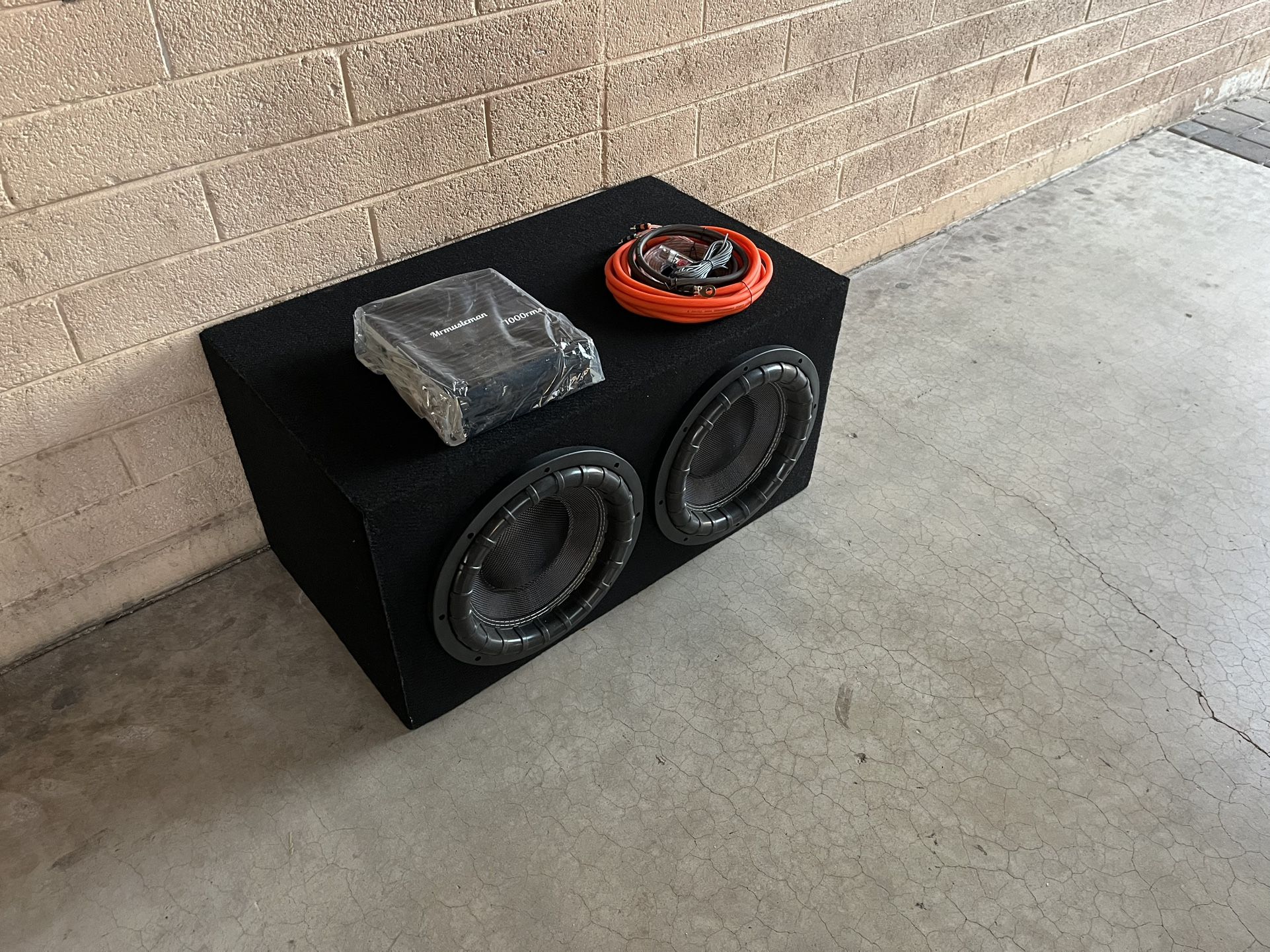 Mrmusicman 2-12 Bass Package Ported Box - $500