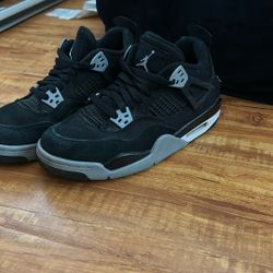 jordan 4 retro black canvas 
