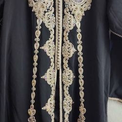 Elegant Royal Black Caftan 🖤 