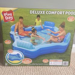Play Day Deluxe Comfort Pool - Brand New