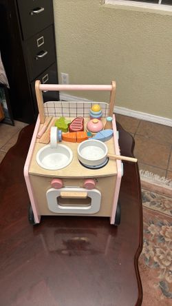 Pink baby walker