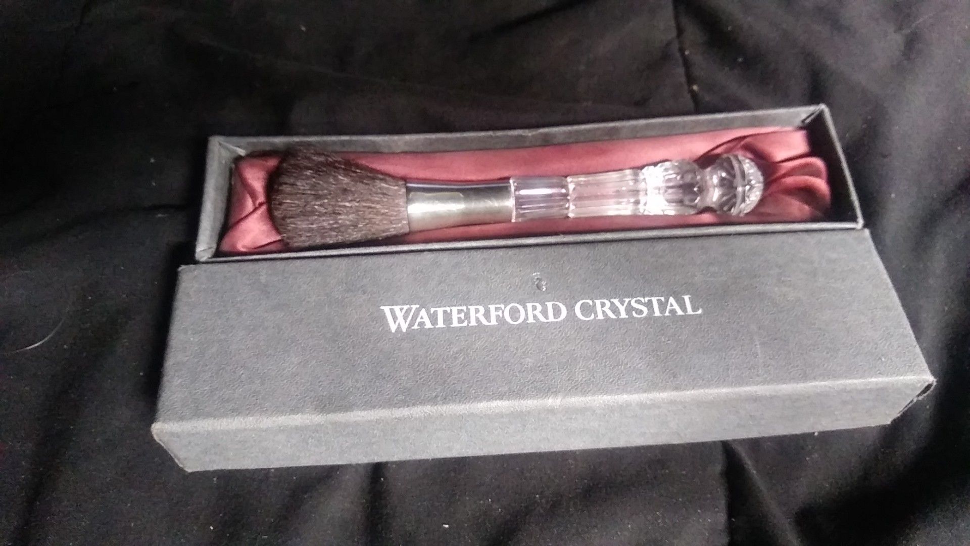 Waterford Crystal makeup brush