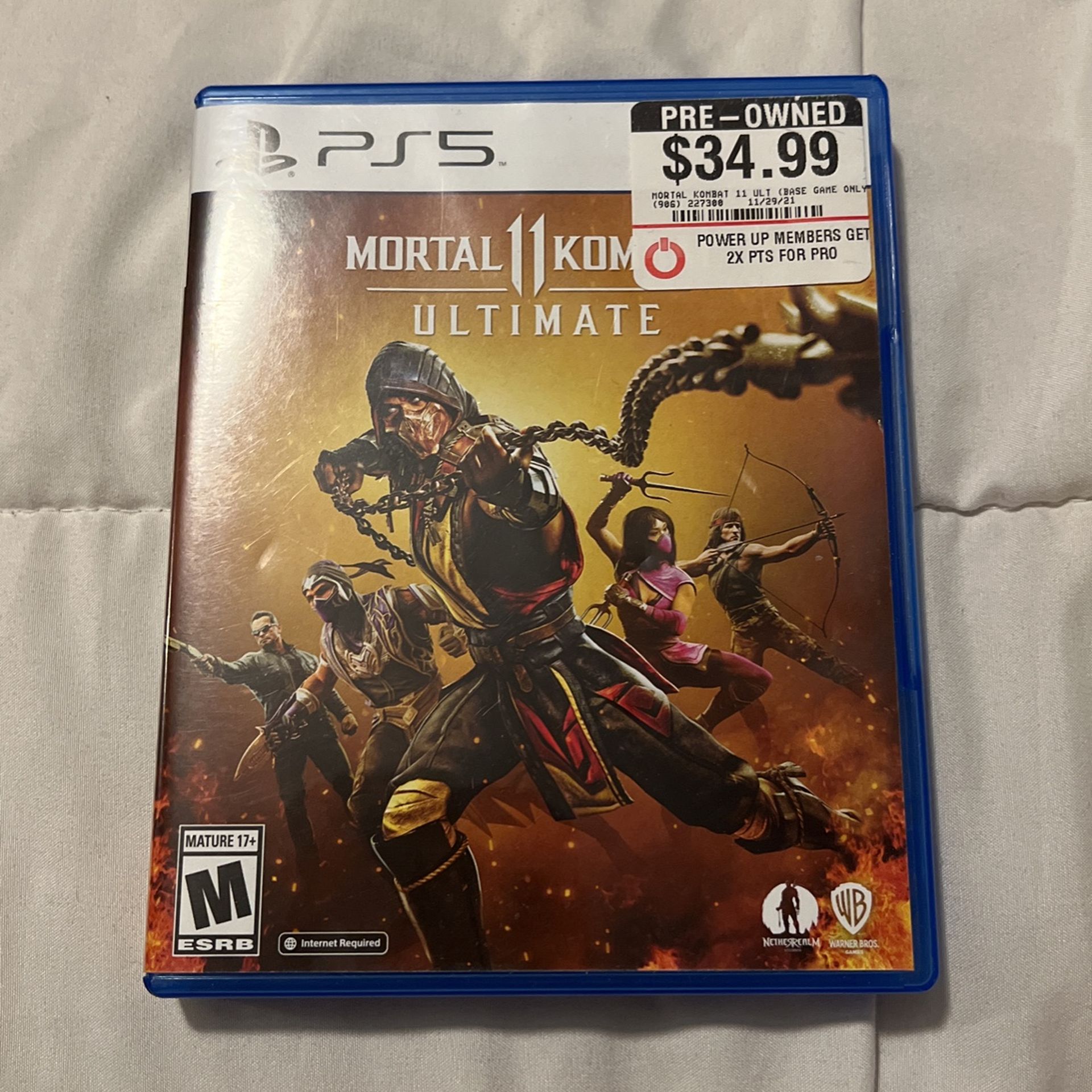  Mortal Kombat 11 Ultimate (PS5) : Video Games