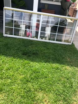 Window 95x 35 aluminum window with grids no screen