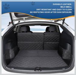 Tesla Model Y Trunk Mats Cargo Liner Waterproof Dog Car Seat Covers Protector All-Weather