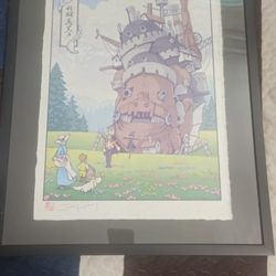 Studio Ghibli Howls Moving Castle Wall Art