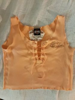 Harley Davidson tie front tank