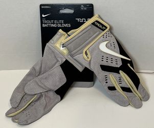 Nike Trout Elite Purdue Team Issued Batting Gloves Mens Size XL DH6648-017 New