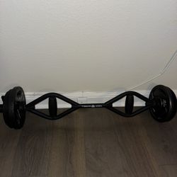 T Grip Barbell Plus Weights, Have More Disc Weights Available As Well 