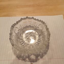 Cut Glass Crystal Decorative Bowl
