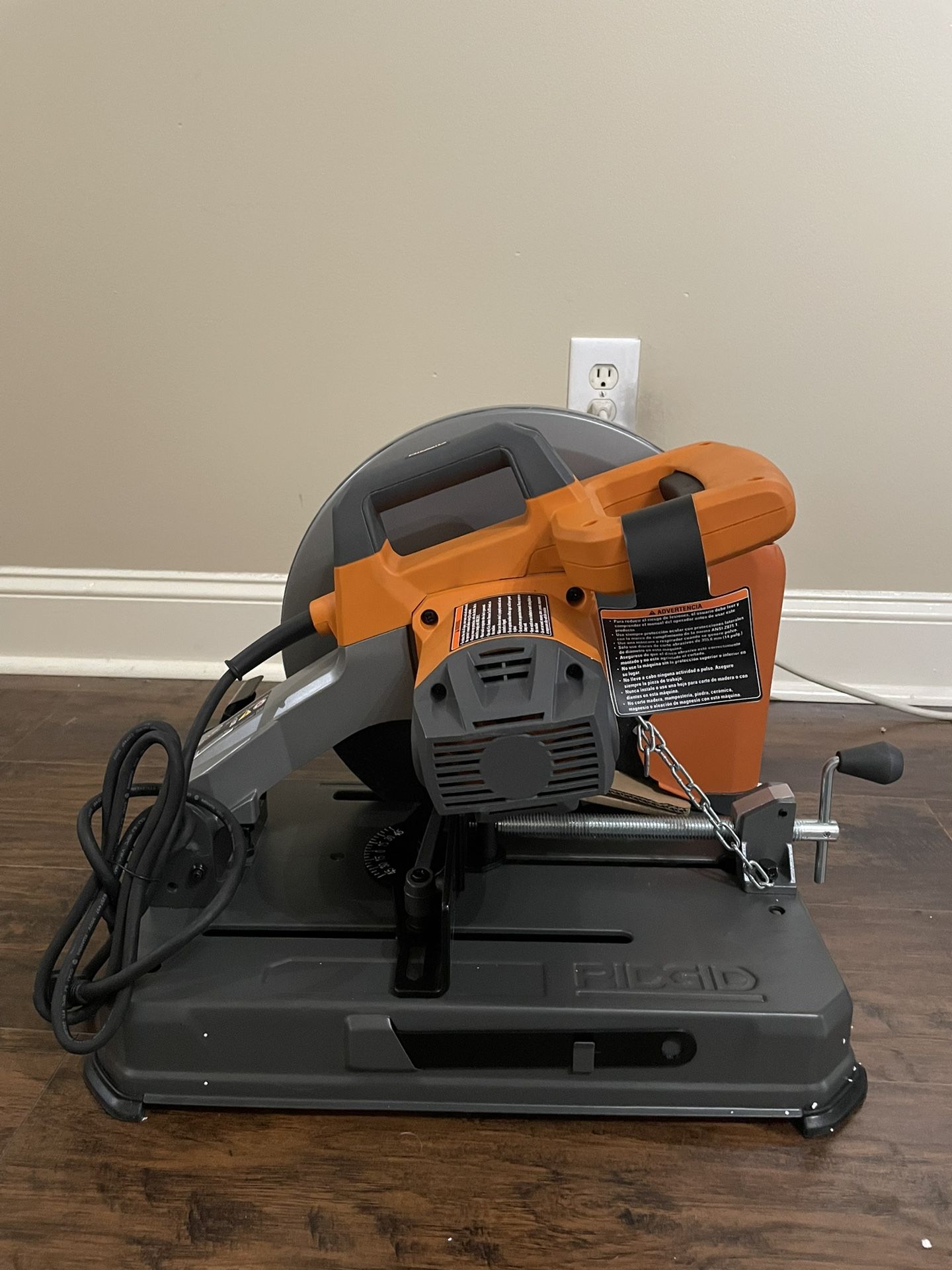 LIKE-NEW RIDGID 14″ Abrasive Cut-Off Saw (R41422)
