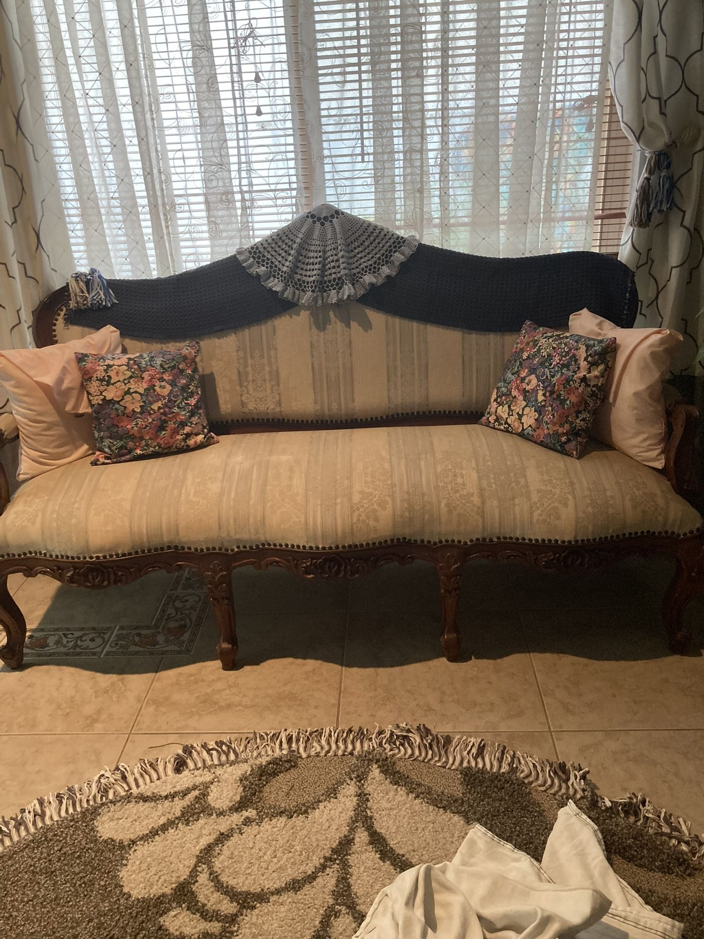 Louis XIV Style Antique Sofa