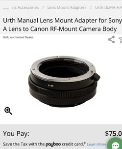 Lens Mount Adapter