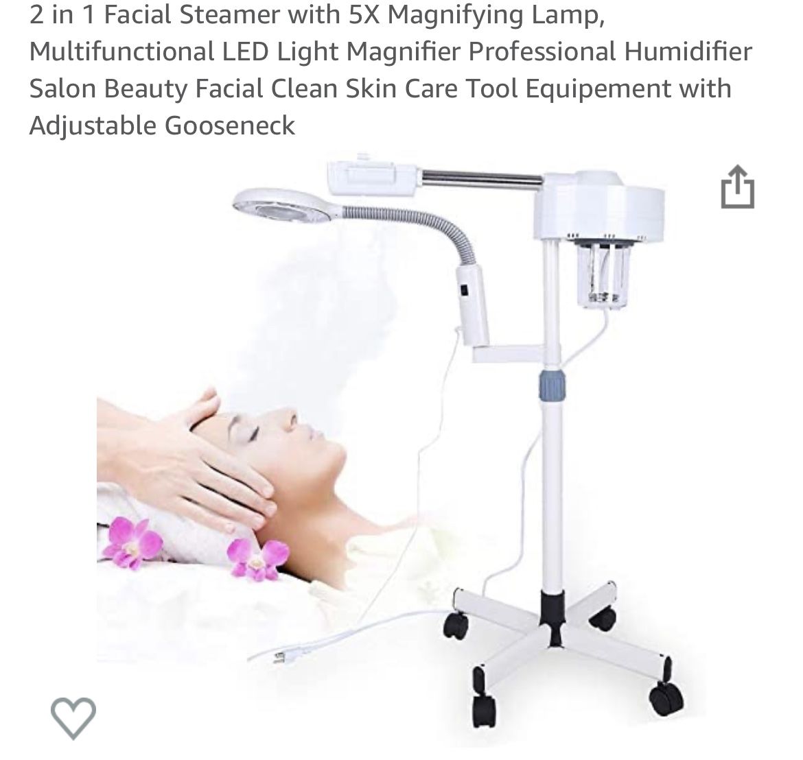 2 in 1 Facial Steamer 