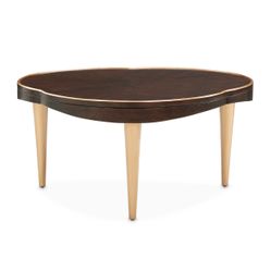 Camellia Field Warm Pecan Cocktail Table