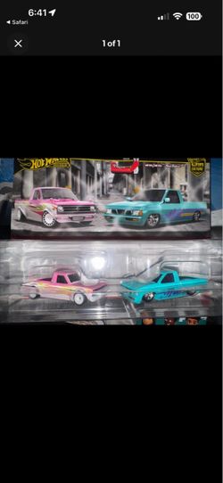 Hotwheels mini truck 2 pack and silhouette set