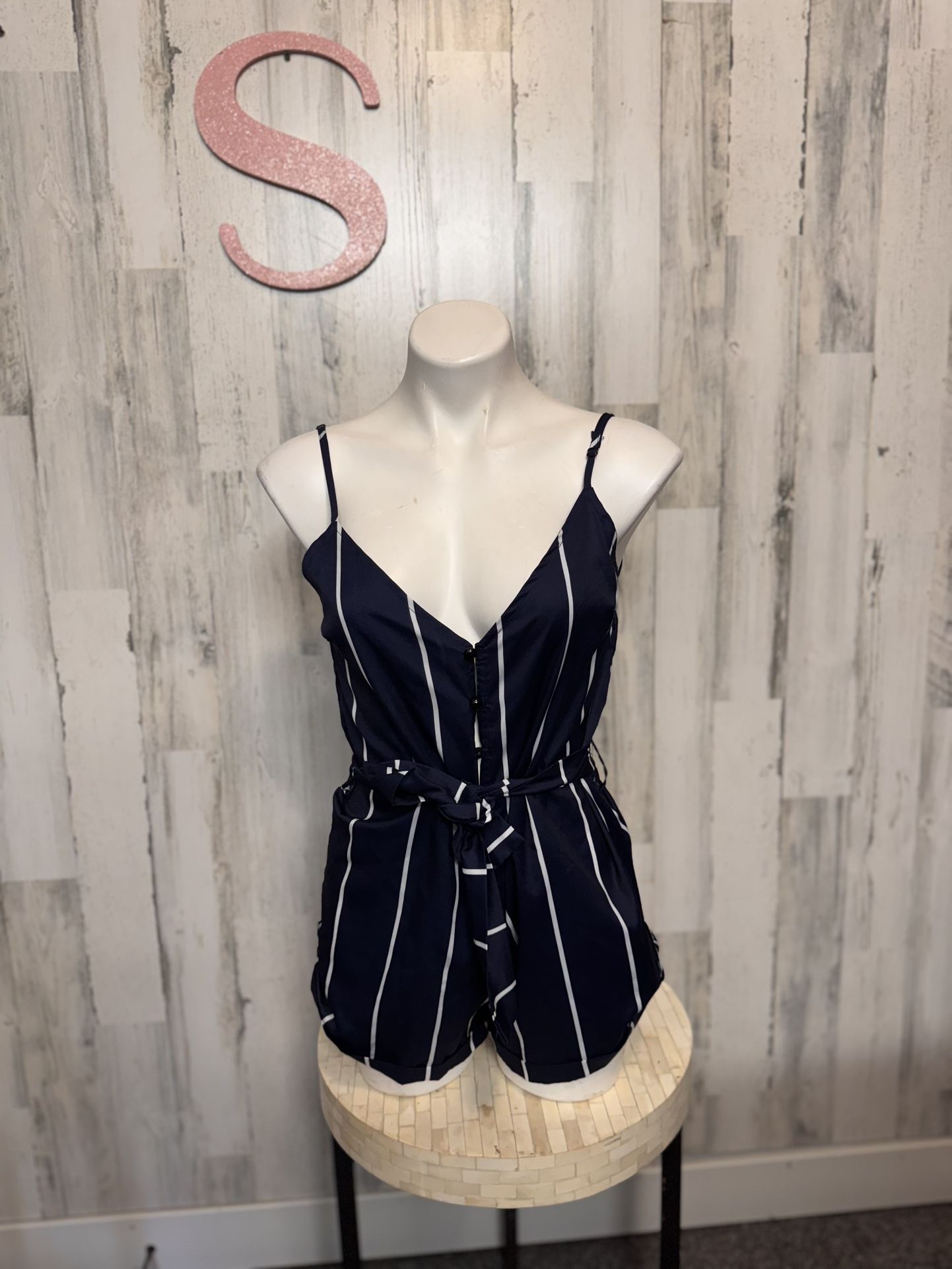 Stripped Romper