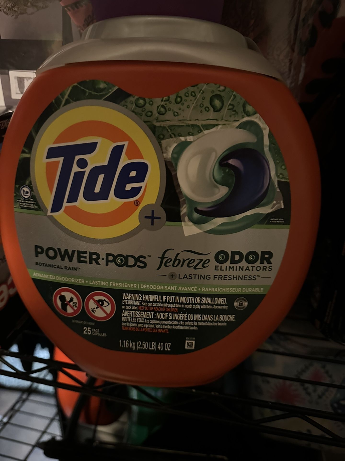 Tide Pods $12 25ct 