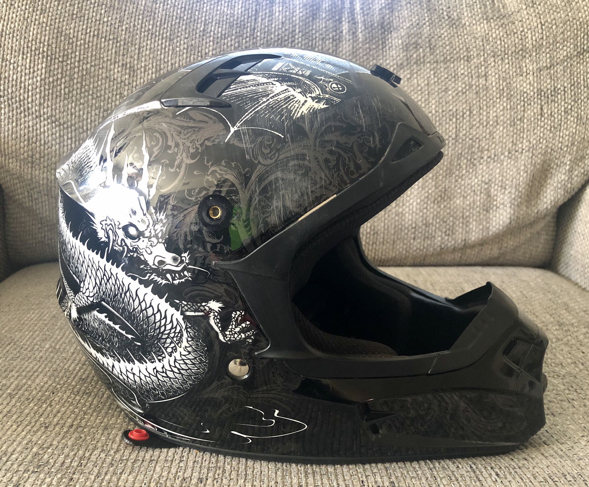 Fox Racing V1 Pilot Helmet Dirt Bike Motorcycle ATV Size L 59-60cm